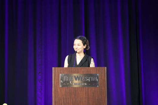 Merrill Keating speaking