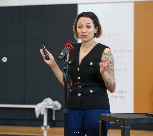 Merrill Keating speaking